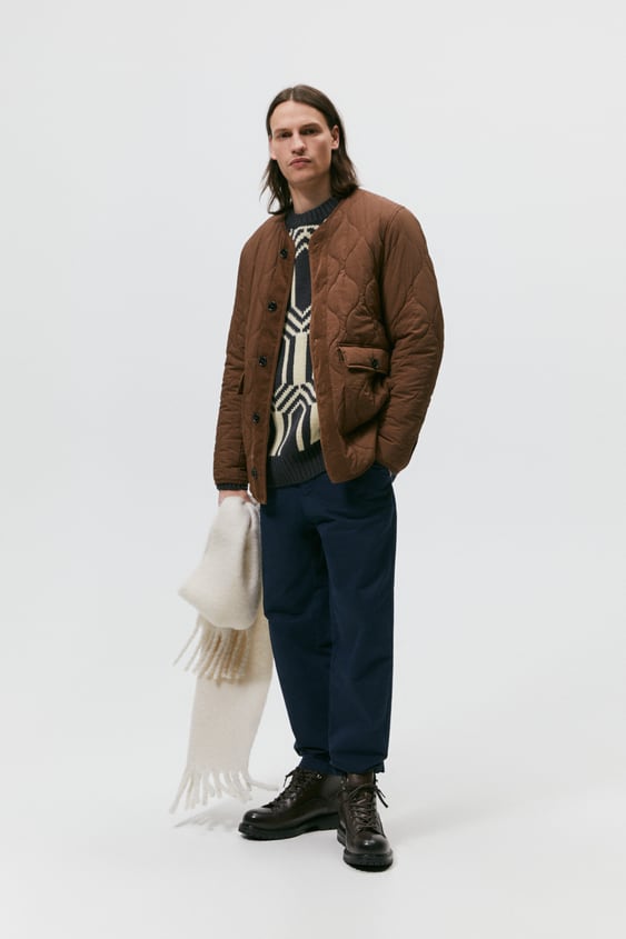 TAPERED FIT CHINO PANTS