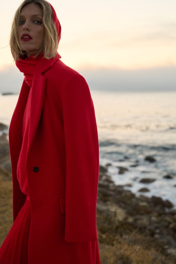 WOOL MENSWEAR STYLE COAT LIMITED EDITION