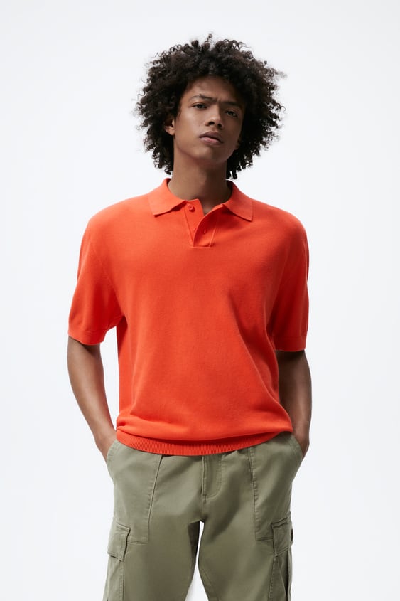 MESH TEXTURED POLO