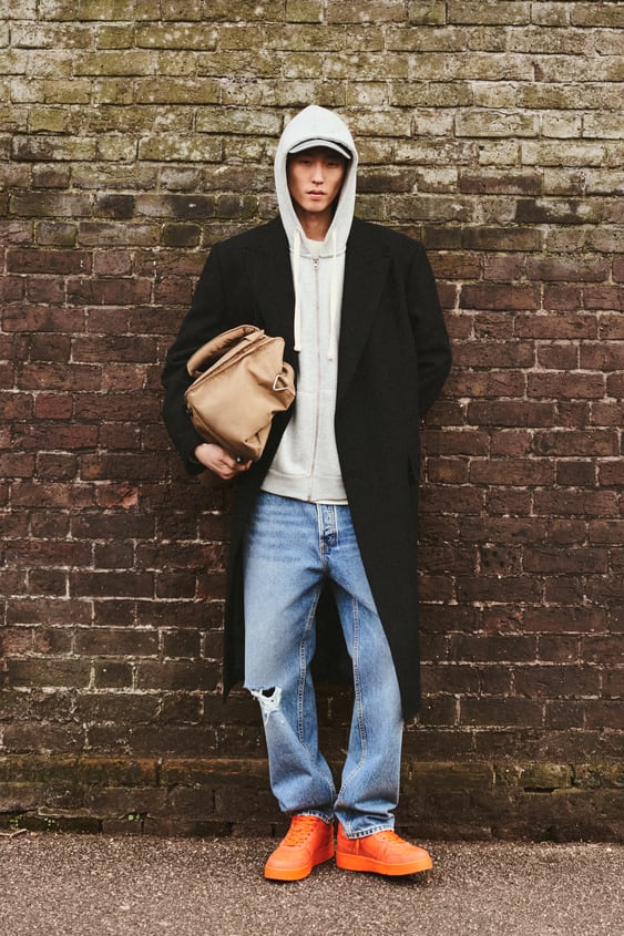 WOOL BLEND OVERSIZED COAT