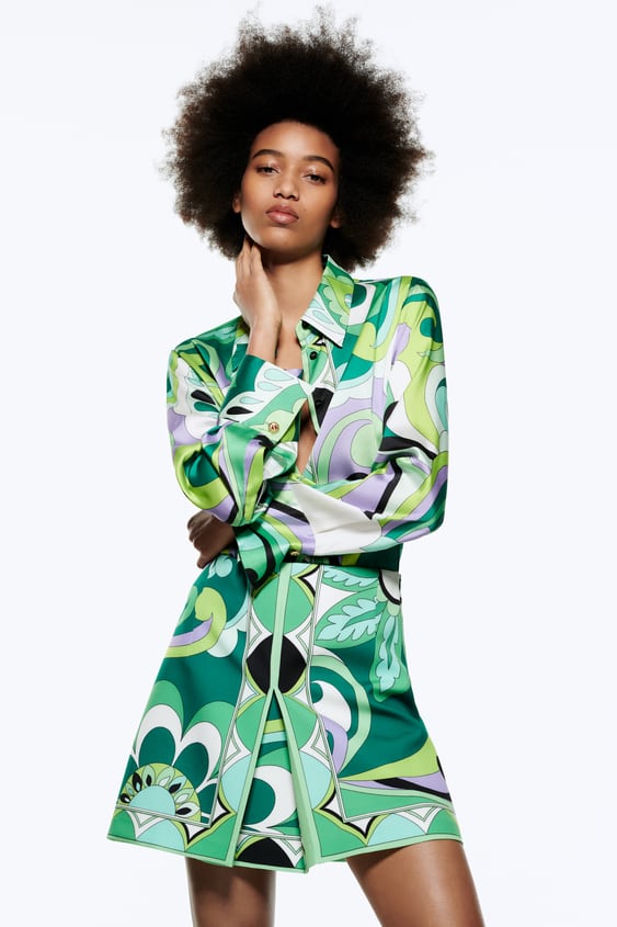 PRINTED BLOUSE