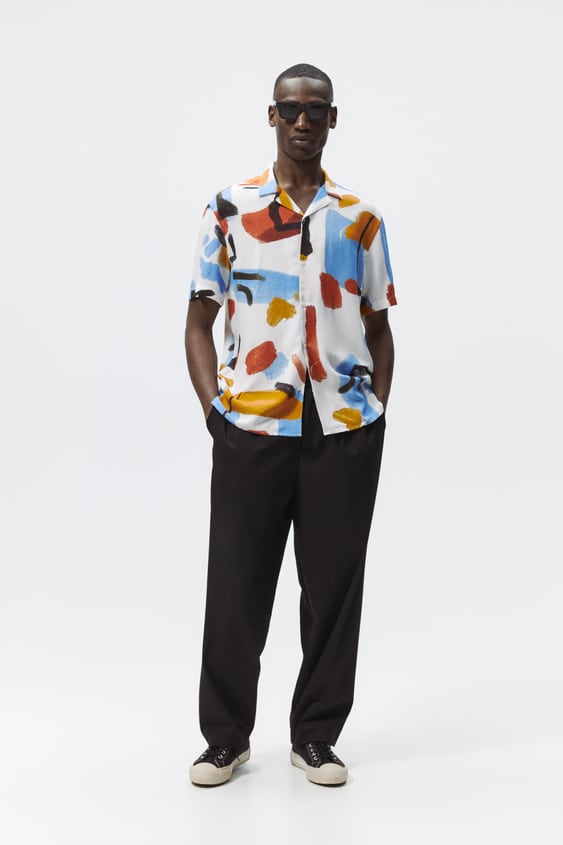 ABSTRACT PRINT SHIRT