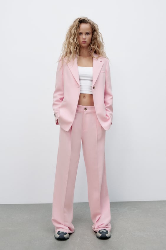 ASYMMETRIC SEAM LONG BLAZER