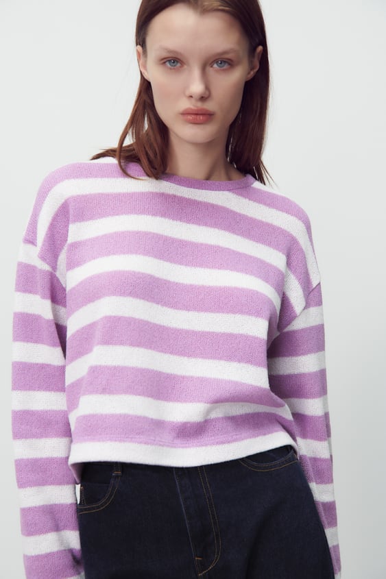 STRIPED RUSTIC SWEATER