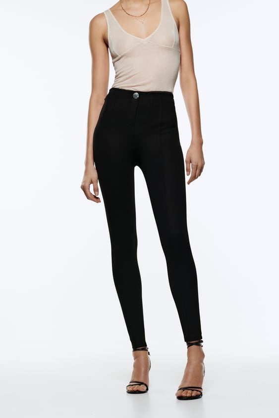 GOLD BUTTON LEGGINGS