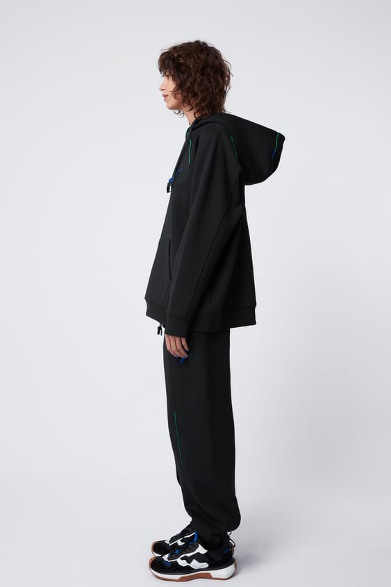 CONTRASTING ADERERROR SWEATSHIRT