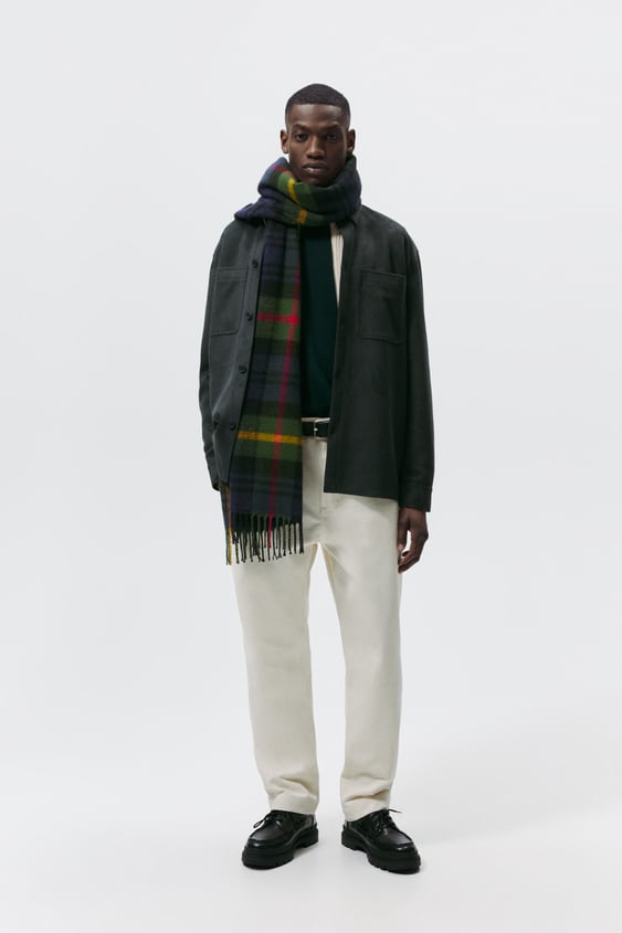 FAUX SUEDE OVERSHIRT