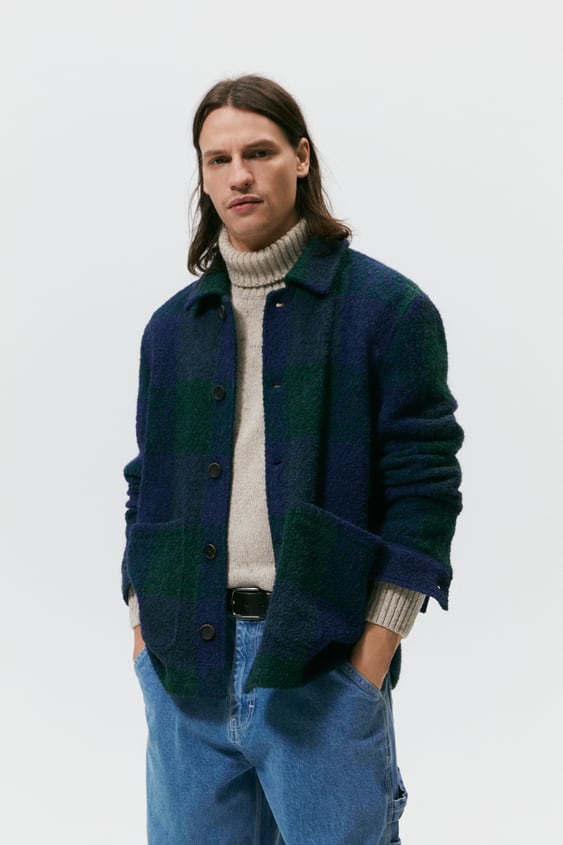 PLAID JACKET
