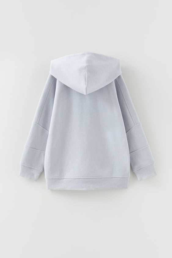 CONTRASTING ATHLETIC SWEATSHIRT