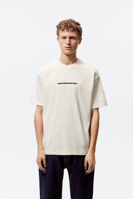 TEXT PRINT T-SHIRT