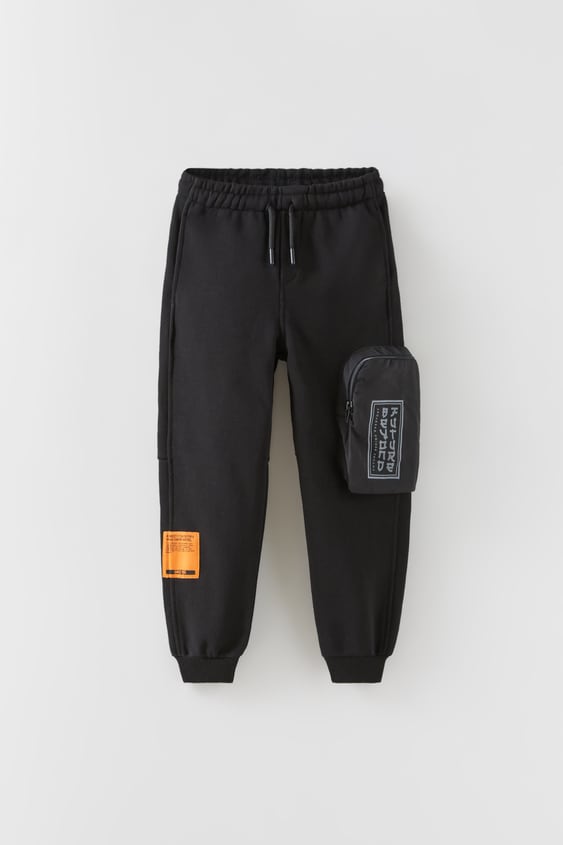 KANJI POCKET PLUSH PANTS