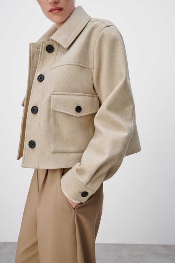 CROPPED SOFT OVERSHIRT