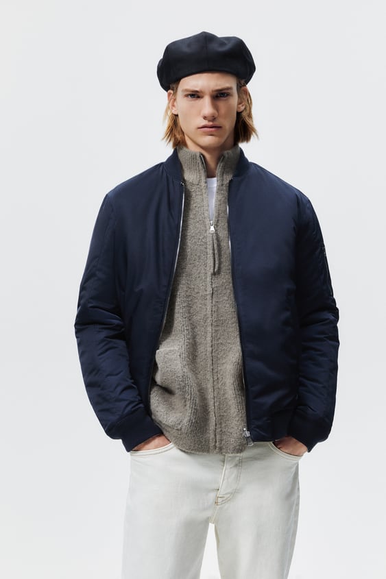 REVERSIBLE BOMBER JACKET