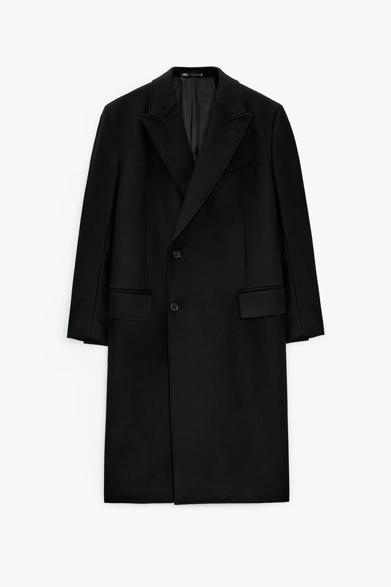 WOOL BLEND OVERSIZED COAT