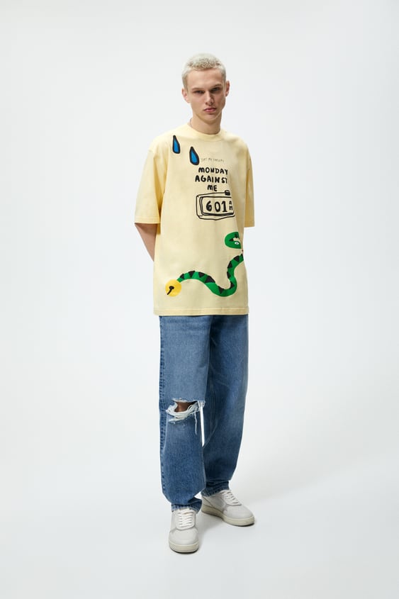 COMBINATION PRINT T-SHIRT