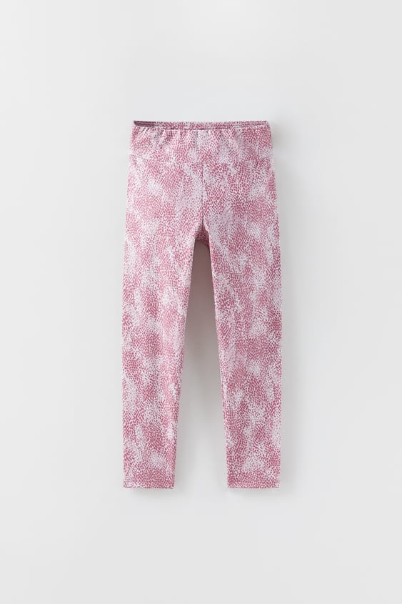 PRINTED ATHLETIC LEGGINGS