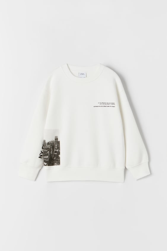 PHOTOGRAPHIC PRINT SWEATSHIRT