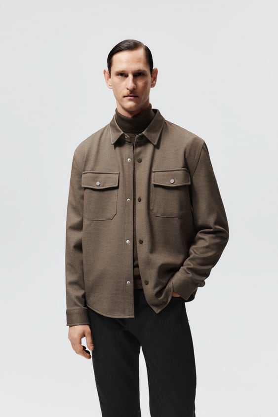 STRETCH OVERSHIRT