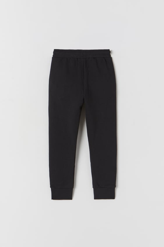 PLUSH PANTS WITH ZIPPERS