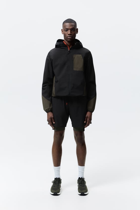 COLOR BLOCK WINDBREAKER JACKET