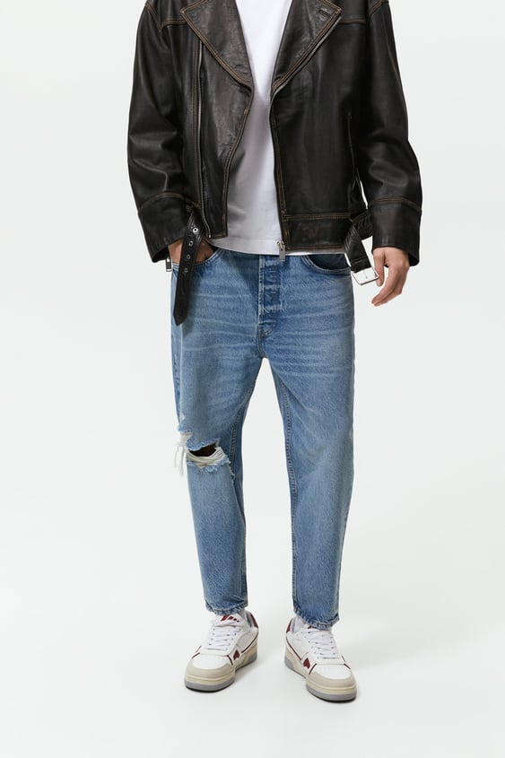 TAPERED RELAXED FIT JEANS