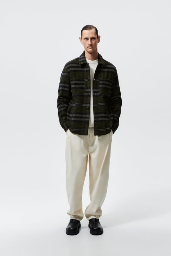 PLAID OVERSHIRT