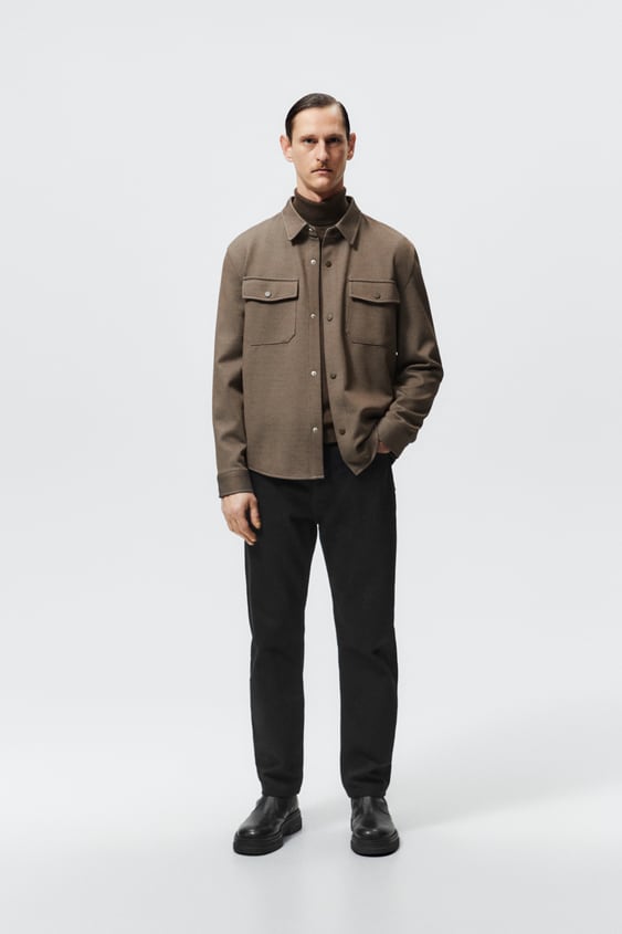 STRETCH OVERSHIRT