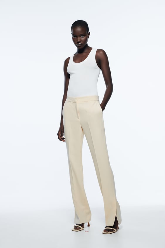 PANTS WITH SIDE VENTS