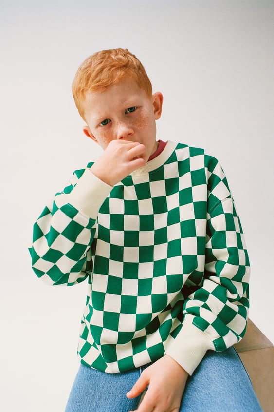 CHECKERBOARD SWEATSHIRT