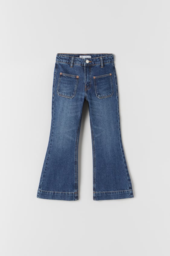 FLARED JEANS WITH POCKETS