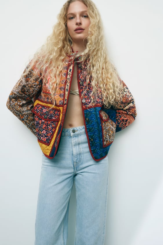 PRINTED PUFFER JACKET