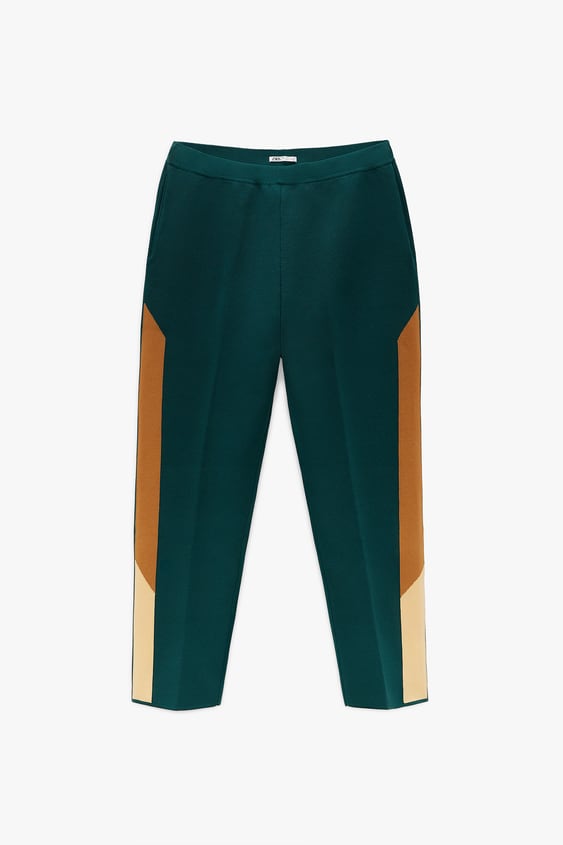 COLOR BLOCK BAND PANTS