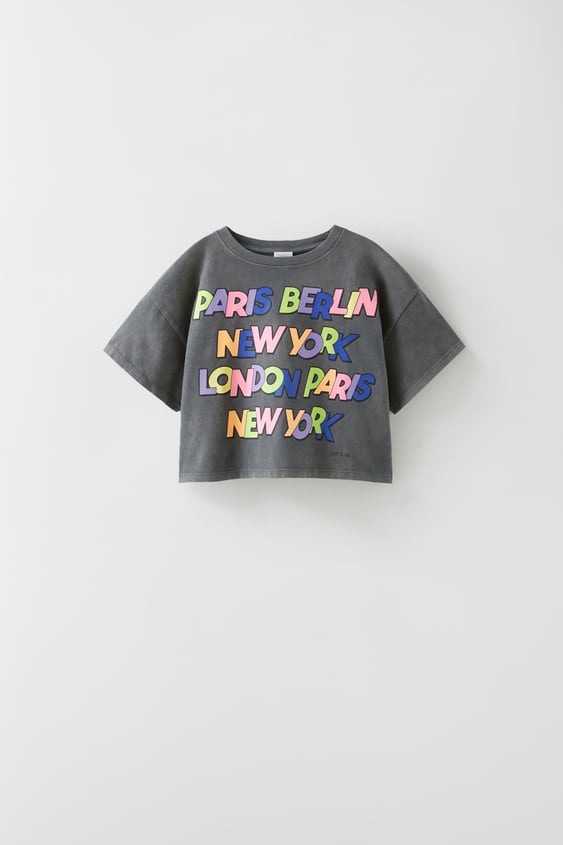 COLORFUL WASHED T-SHIRT