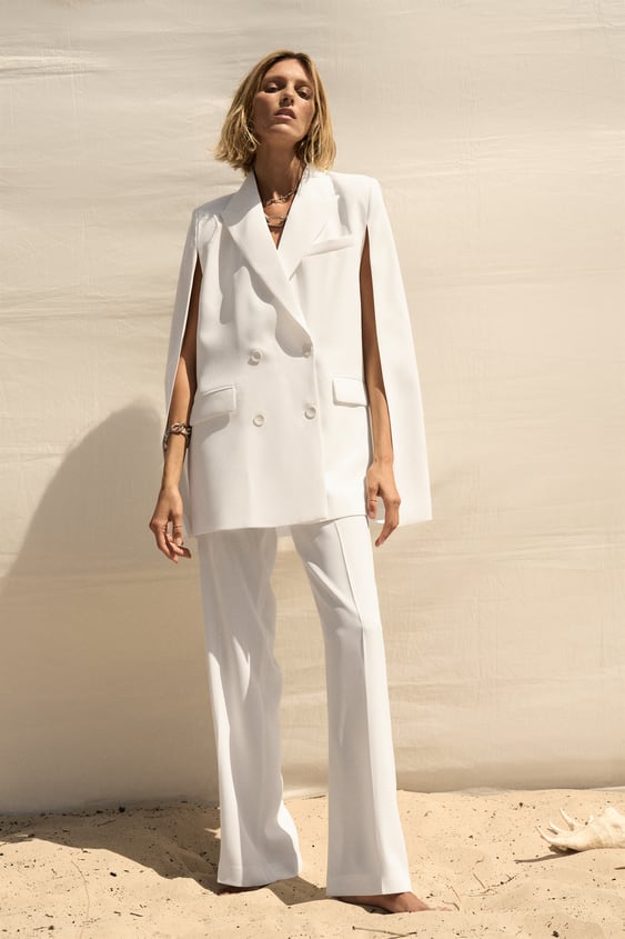 POCKET CAPE BLAZER