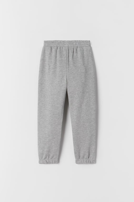 PIPED PLUSH JOGGER PANTS