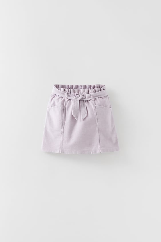 PAPERBAG WAIST SKIRT
