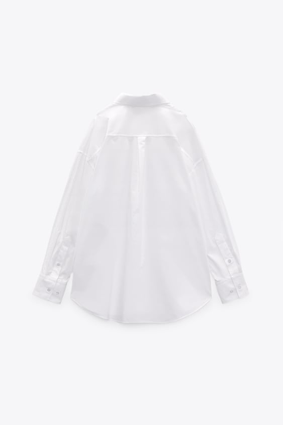 OVERSIZED POPLIN SHIRT