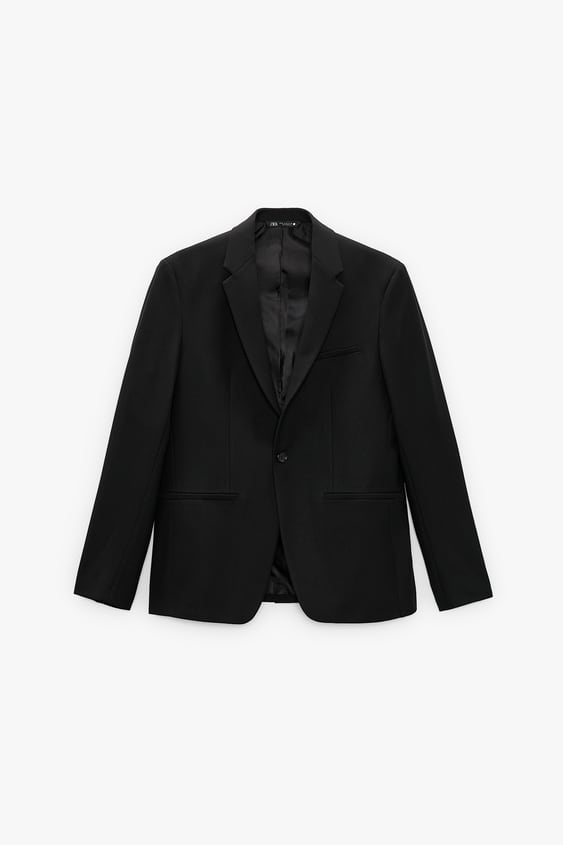TEXTURED SUIT JACKET