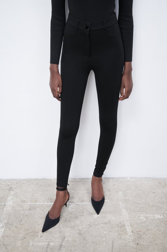 BUTTONED LEGGINGS