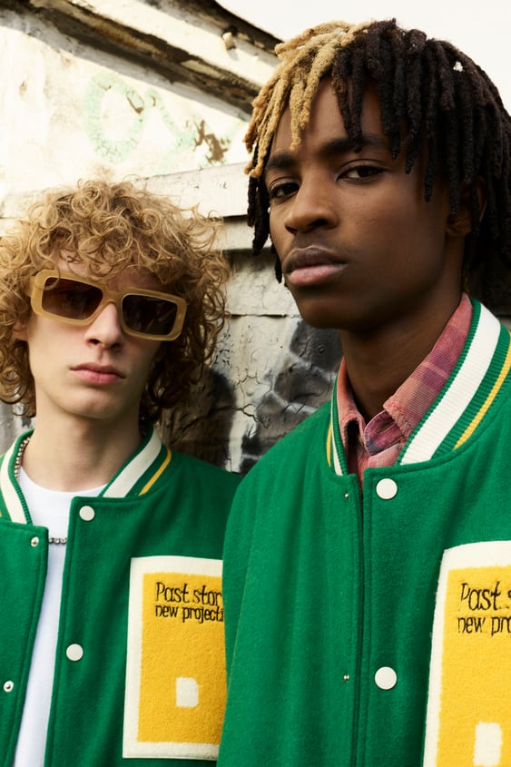 CONTRASTING PATCHES JACKET