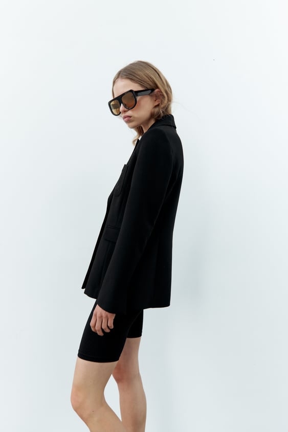 FITTED EMBROIDERED BLAZER