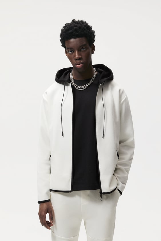 CONTRAST TECHNICAL SWEATSHIRT