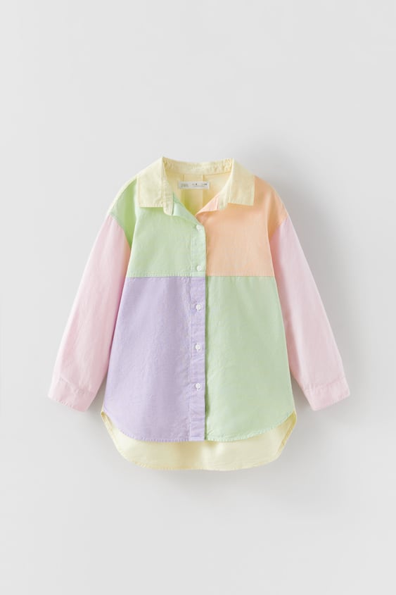 BLOCK COLOR OXFORD SHIRT