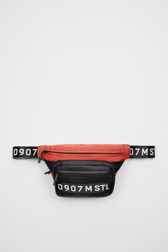LETTERED BELT BAG