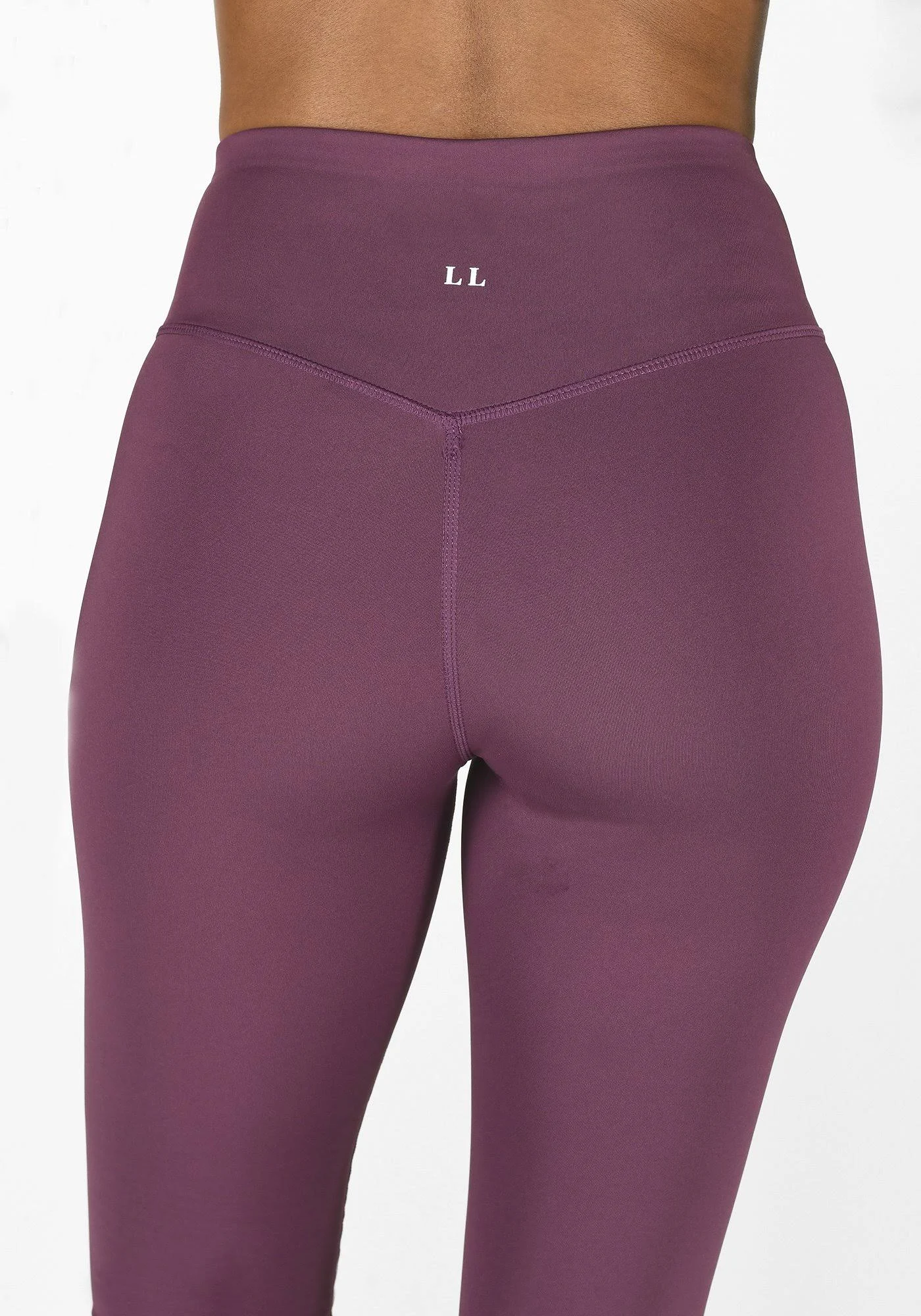 Love Leggings Purple Sports Leggings - Opaque, High-Waisted, Lightweight, Shape Retention Full-Length Focus Gym Leggings in Mulb
