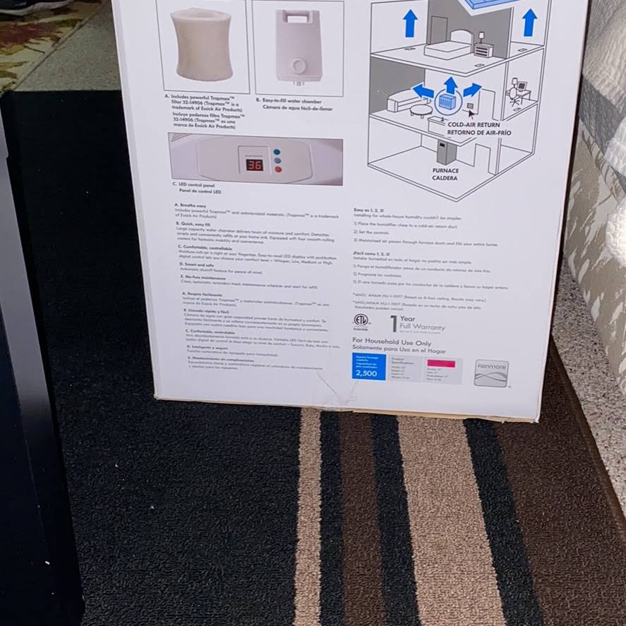 Kenmore 15412 Evaporative Humidifier (3.9 Gallon Capacity)