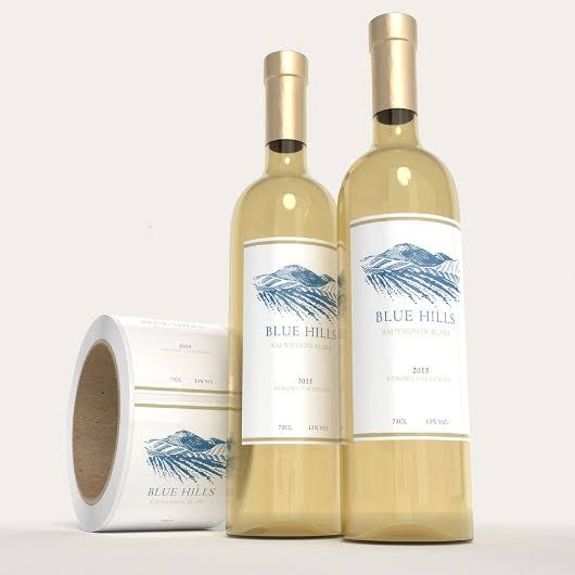 Gloss Custom Printable Wine Labels
