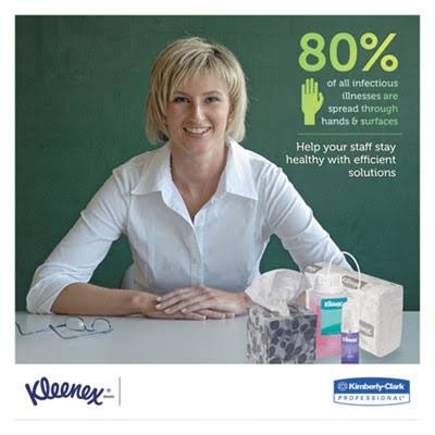 Kleenex Upright Box Facial Tissue 21270CT