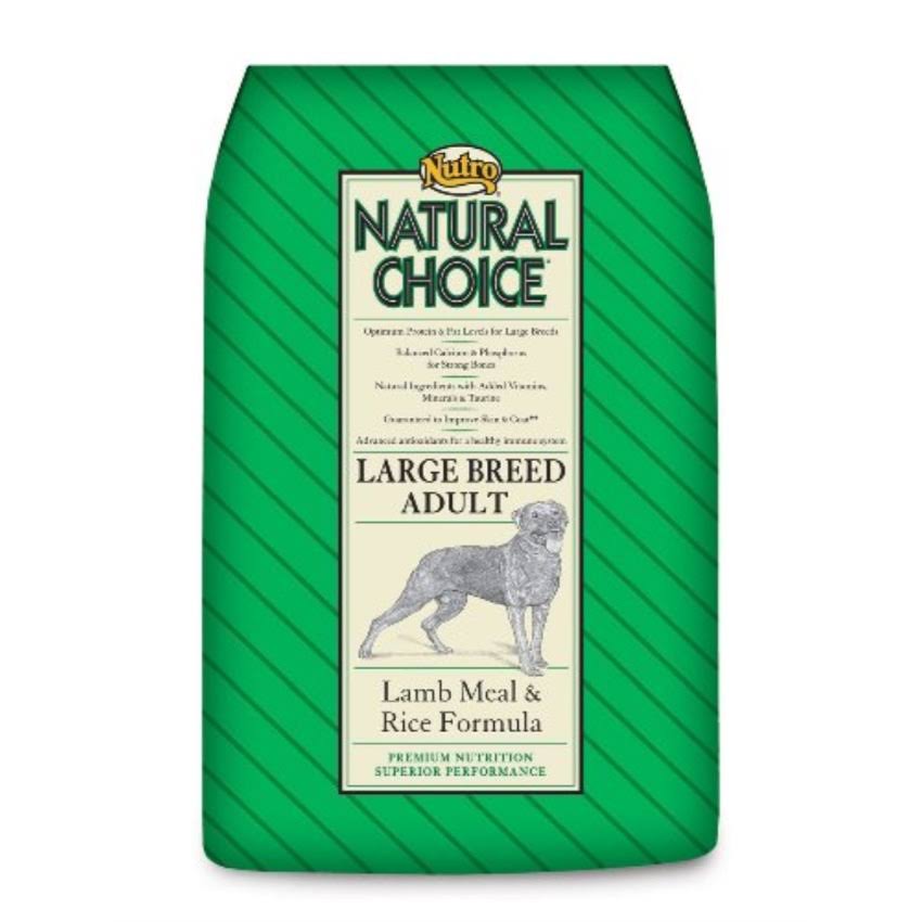 Natural Choice Large Breed Lamb u0026 Brown Rice Adult Dog Food 30 lbs