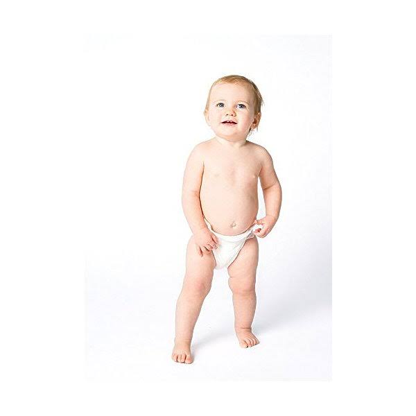 Eco Friendly Premium Bamboo Disposable Diapers by Andy Pandy - Large - for Babies Weighing 20-31 lbs - 70 Count